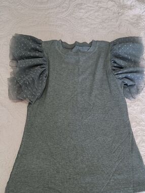 Puff Sleeve Knit Top